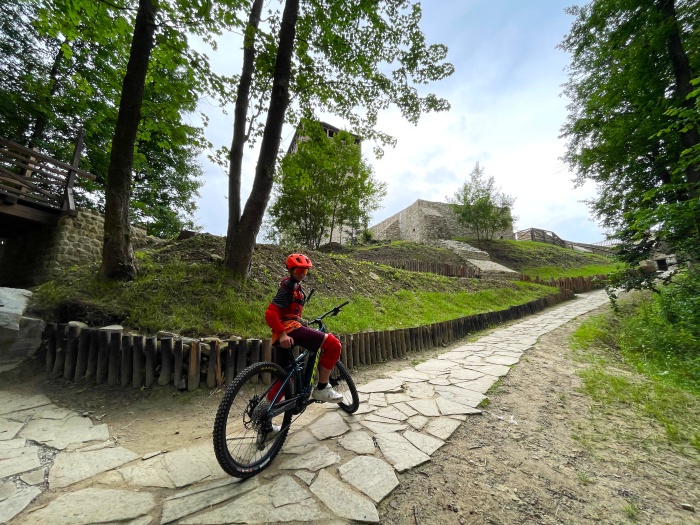 trasa rowerowa ebike szlakiem wiez widokowych krynica muszyna